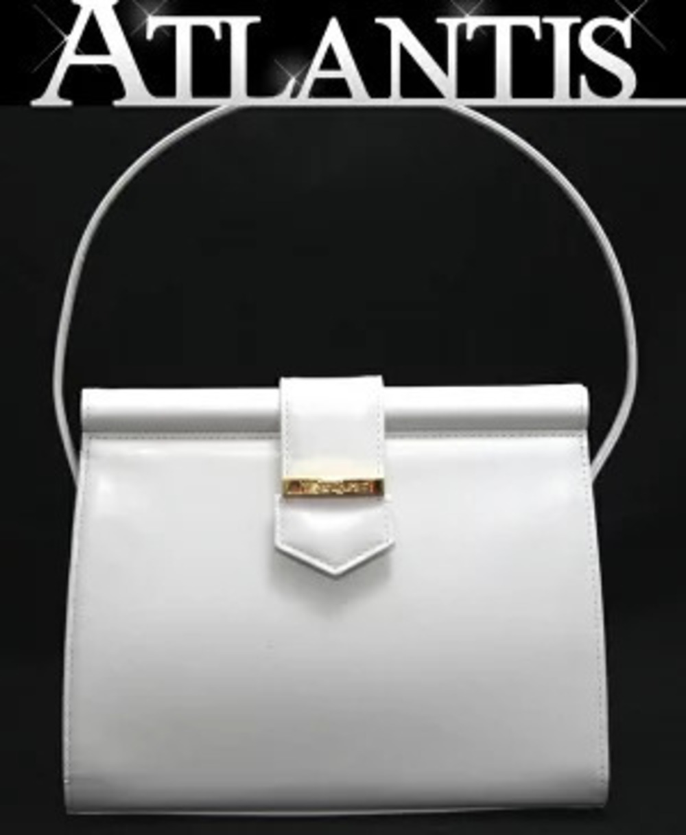 Saint Laurent Yves Leather Handbag White